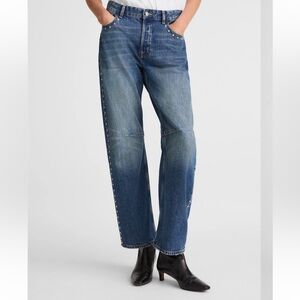 Madewell The Darted Barrel-Leg Jean